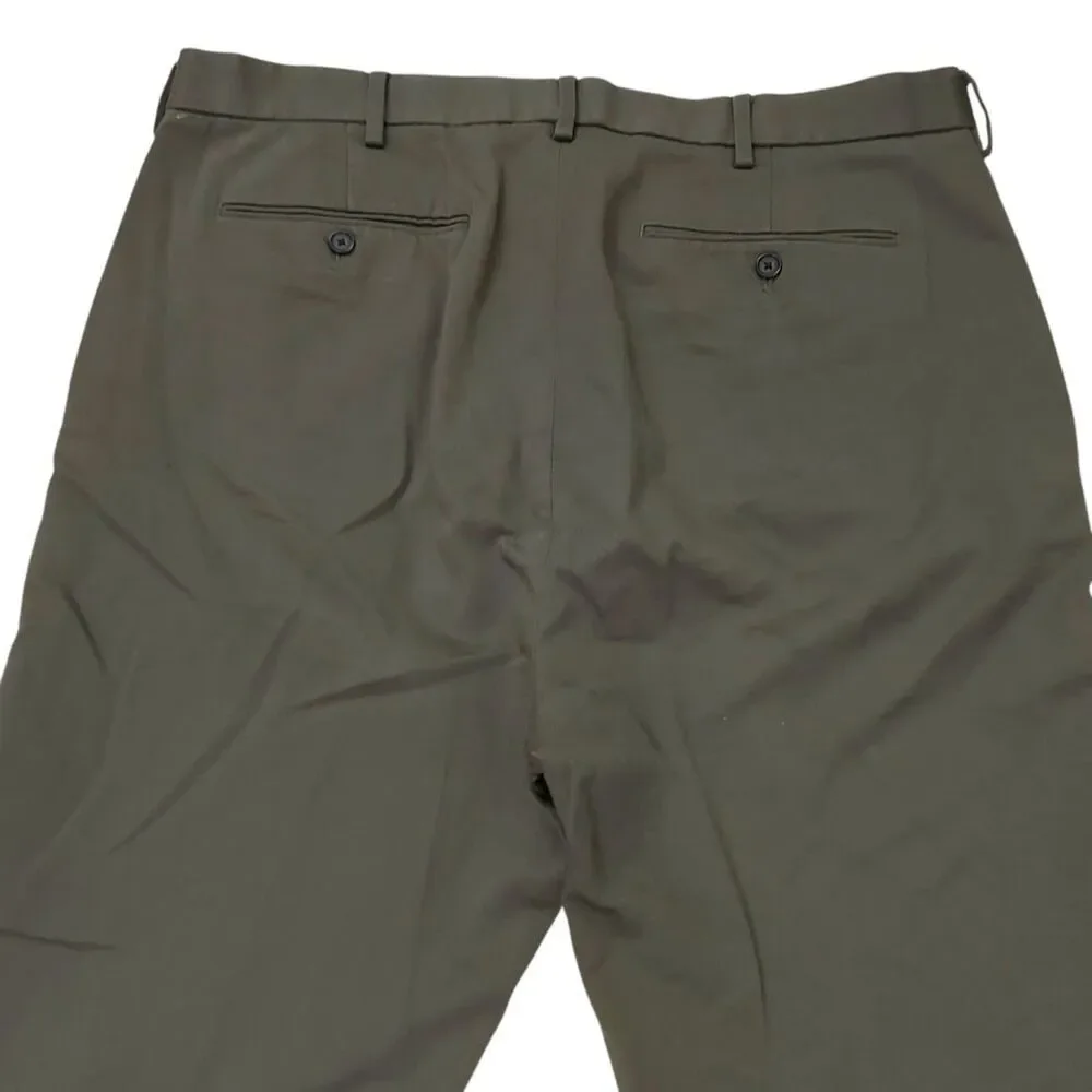 Banana Republic Traveler Pants Mens 38x31 Slim Fit Olive Green Stretch